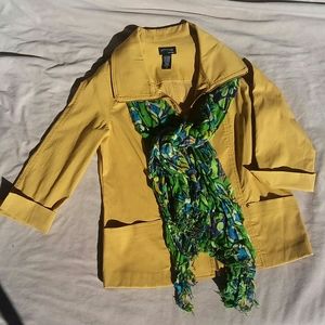 Mustard Yellow Attyre New York Jacket